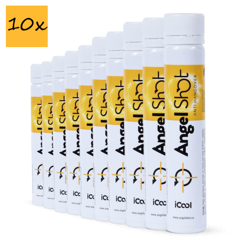 Angel Shot - Anti Hangover - 10 Pieces - махмурлук лек
